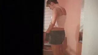 Ale FaIs voyeur seks vai scopa fuck ar treneri legingi plosītos uz ass.